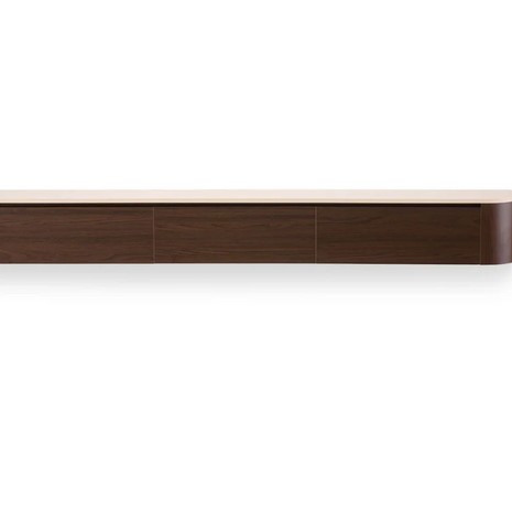 Japandi Tv Meubel Walnoot X Travertine