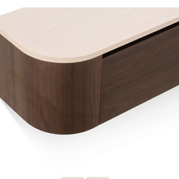 Japandi Tv Meubel Walnoot X Travertine