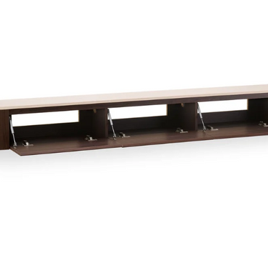Japandi Tv Meubel Walnoot X Travertine