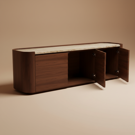 Serena Curve Sideboard Front